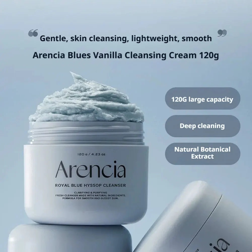 Rice Facial Cleanser – Deep Cleansing Hydrating Face Wash for Makeup & Oil Removal (120g