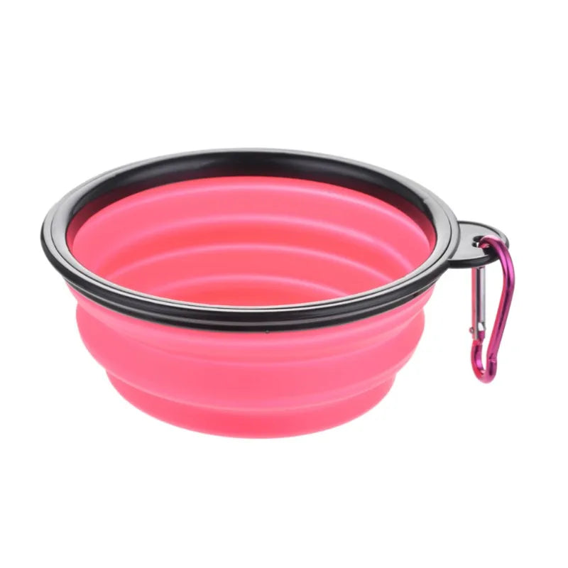 Portable Collapsible Pet Bowl – Silicone Travel Food & Water Bowl for Dogs & Cats