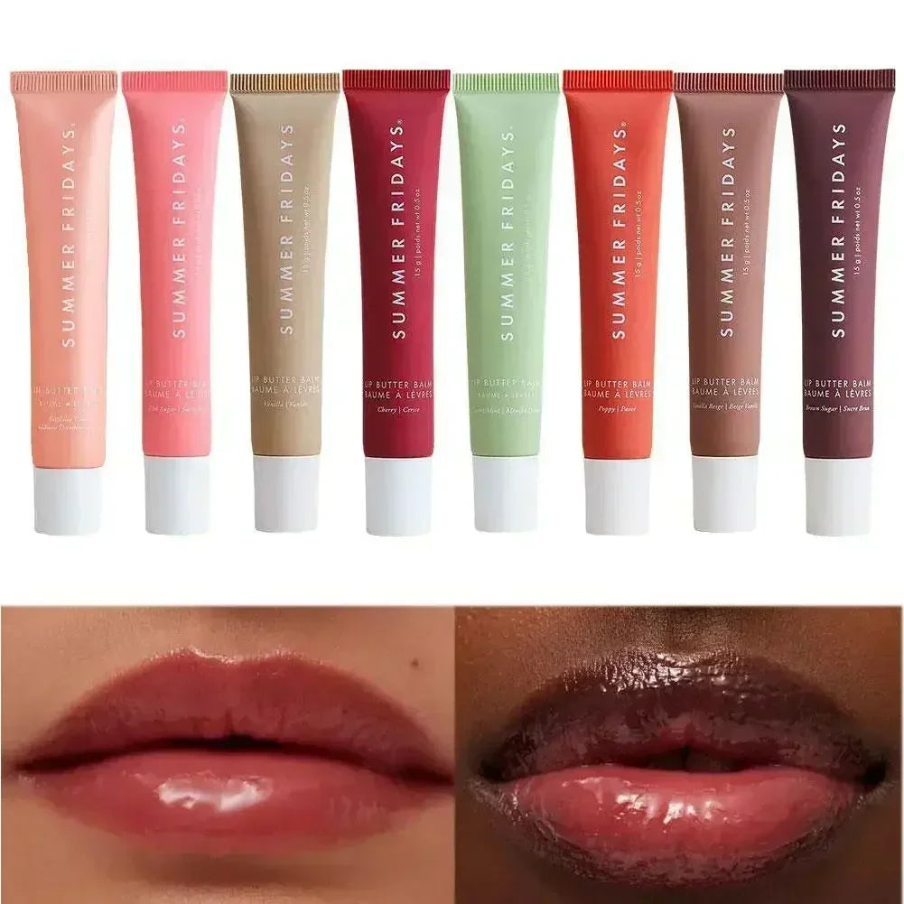 Moisturizing Lip Balm Gloss – Hydrating Shiny Lip Tint with Natural Finish