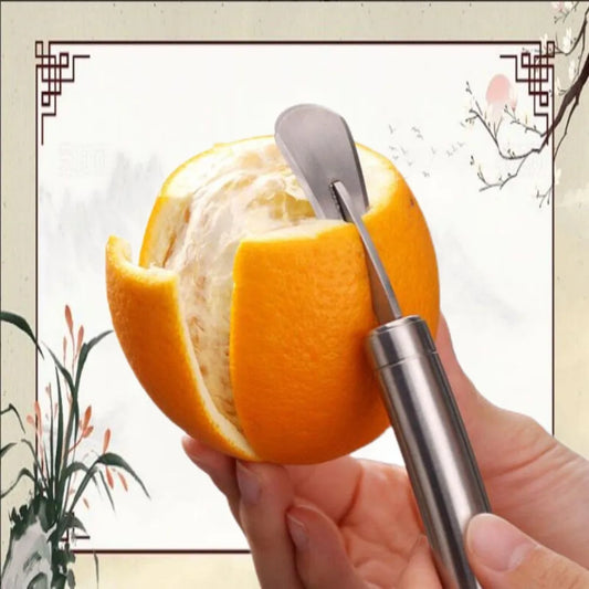 Stainless Steel Orange Peeler – Easy Citrus Fruit Peeling Tool with Ergonomic Handle