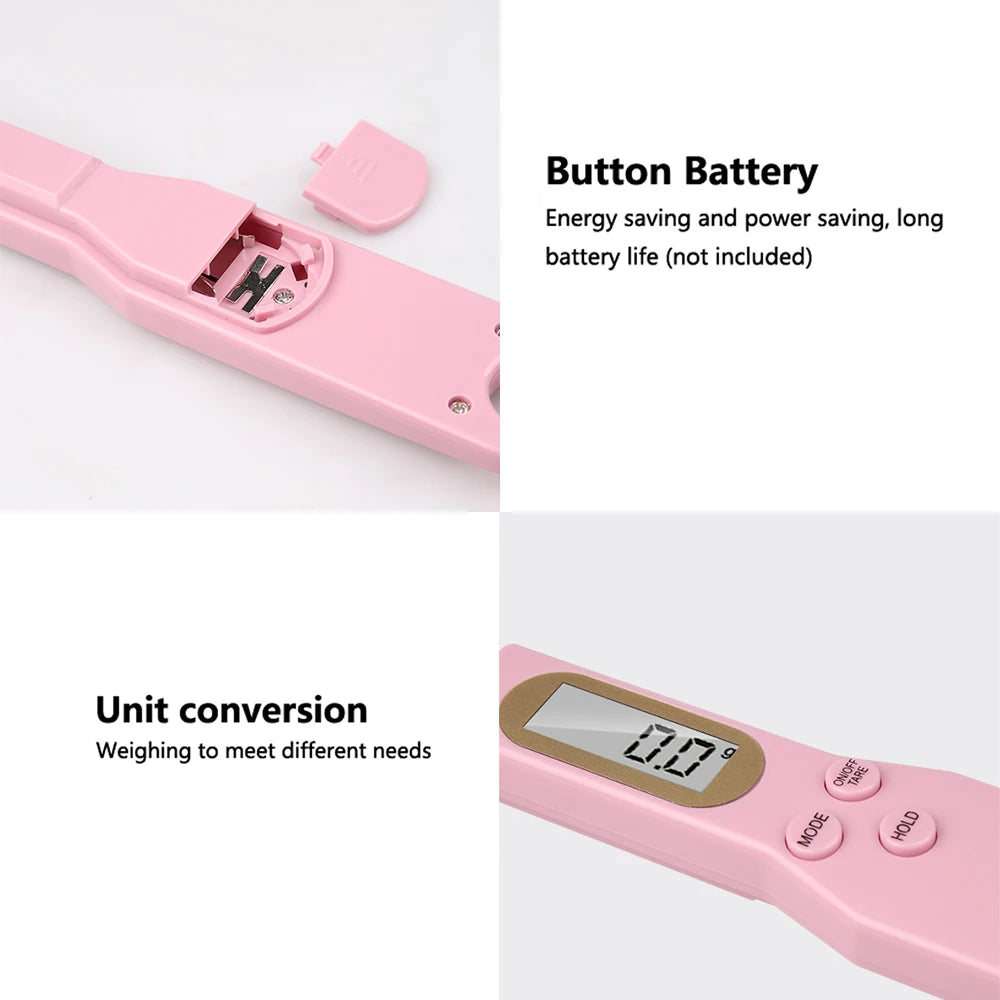 Digital Measuring Spoon Scale – LCD Kitchen Scale for Precise Food & Coffee Measurements