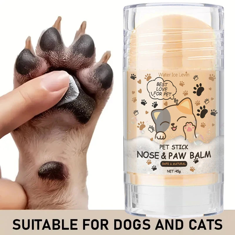 Dog & Cat Paw Balm 45g – Nose & Paw Moisturizer Cream for Cracked Feet Repair & Protection