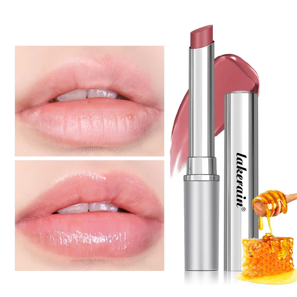 Moisturizing Lipstick & Lip Plumper – Long-Lasting Hydrating Lip Gloss (Natural Shades)