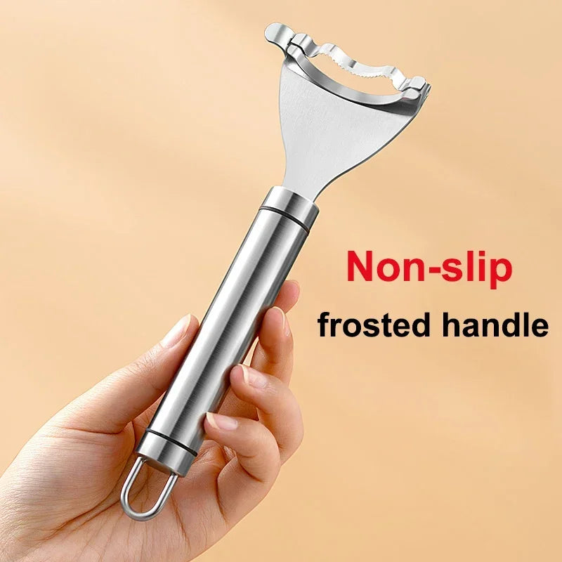 Stainless Steel Corn Peeler & Stripper – Easy Corn Kernel Remover Tool (1–2 Pack Kitchen Gadget)