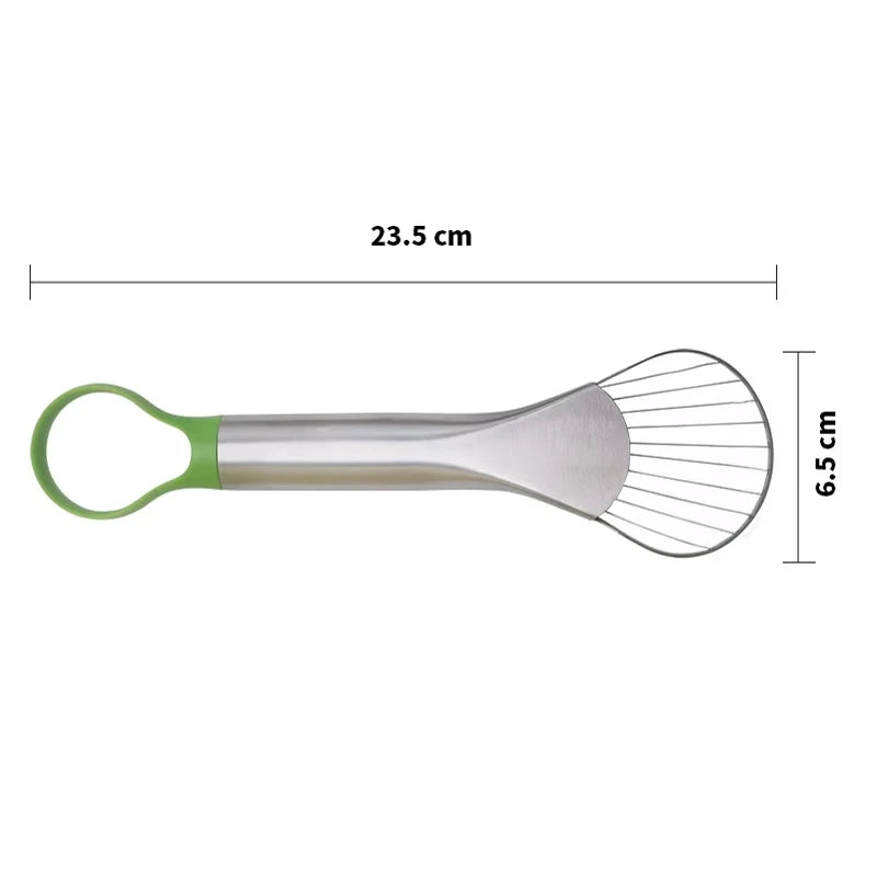 2-in-1 Avocado Slicer & Peeler – Stainless Steel Avocado Cutter & Fruit Slicing Tool