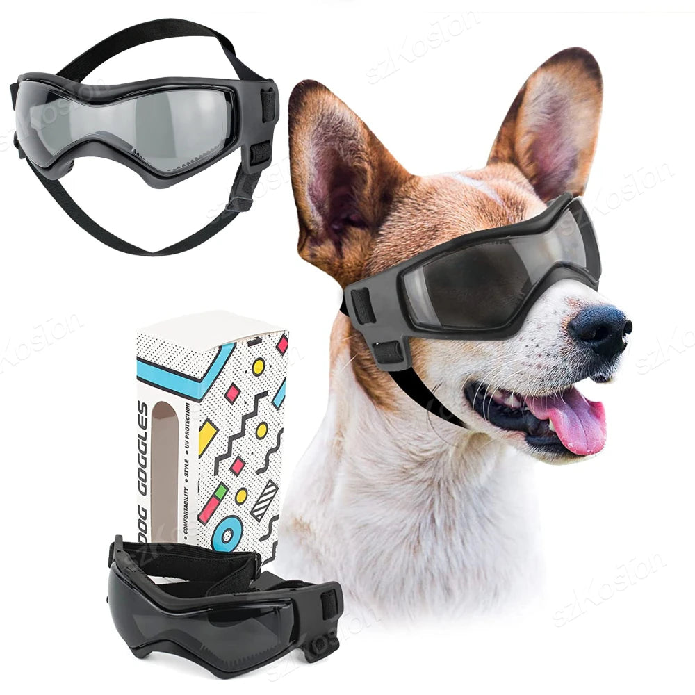 Dog & Cat Sunglasses – UV Protection Goggles for Outdoor Fun