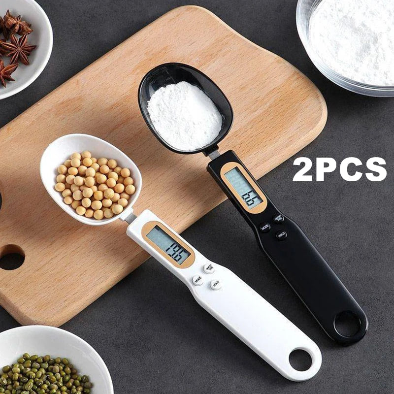Digital Measuring Spoon Scale – LCD Kitchen Scale for Precise Food & Coffee Measurements