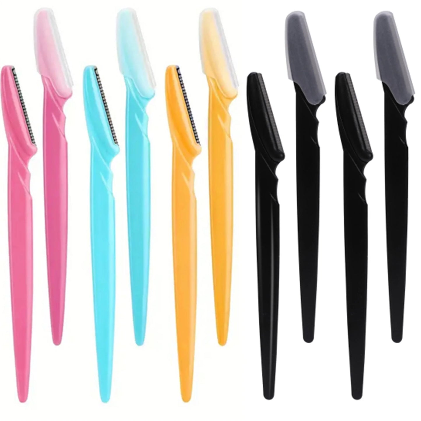 Eyebrow & Face Razor Set for Women & Men – Safe Facial Hair Remover with Protective Cover \Smooth & Precise Trimming