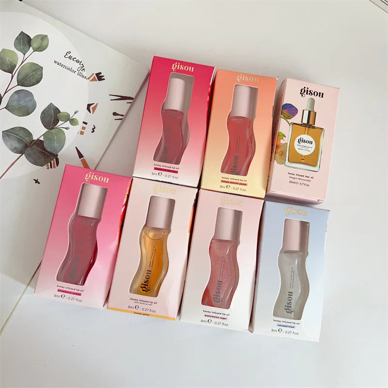 Moisturizing Lip Oil & Balm – Hydrating Glossy Lip Care for Soft, Plump Lips | Long-Lasting Shine