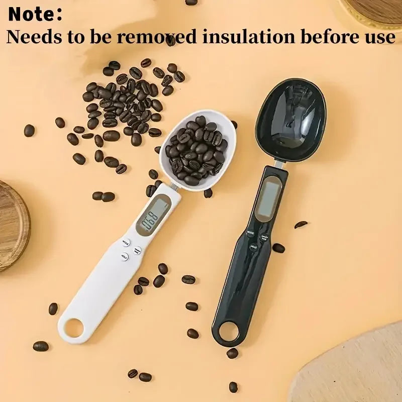 Digital Measuring Spoon Scale – LCD Kitchen Scale for Precise Food & Coffee Measurements